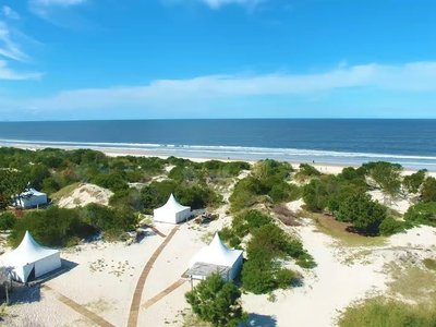 Glamping en drone