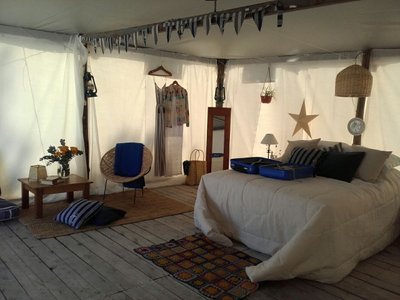 Eventos - Carpa Glamping Interior - Decoración para Campaña de Parisien "Primavera/Verano 2017" - "Se fiel a ti misma"