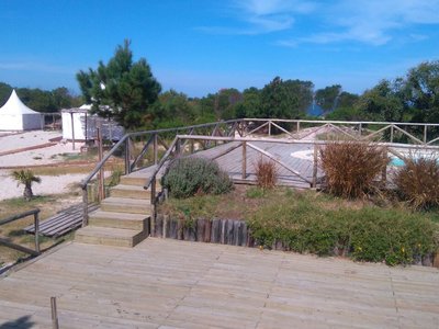 Glamping - Vista desde deck