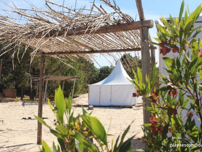 Glamping - Exterior desde sombráculo